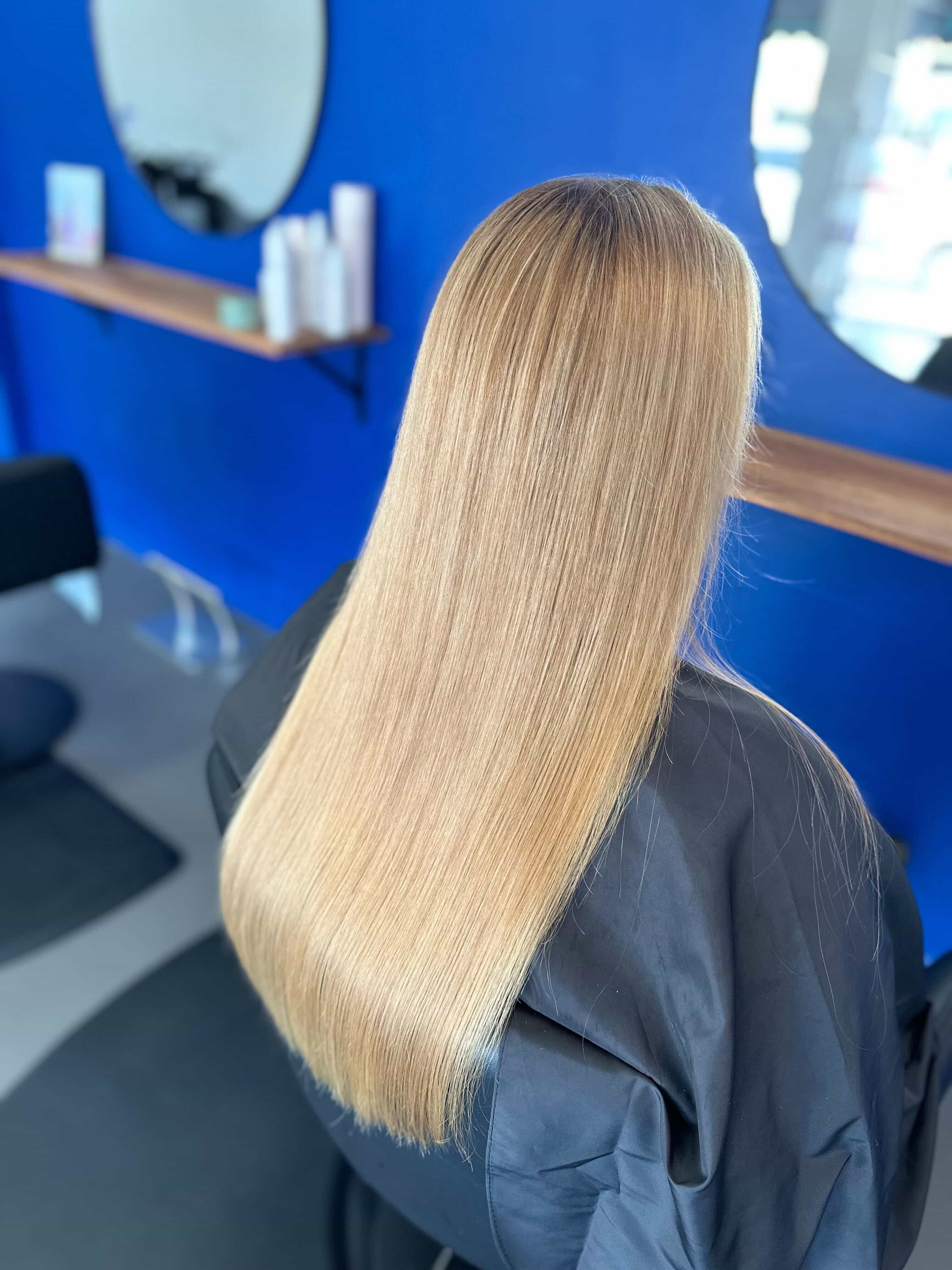 Long Blonde Hair Foils Toowoomba